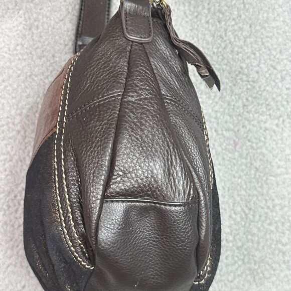 The Sak Deena Leather Crossbody Bag Brown ad - Picture 9 of 16